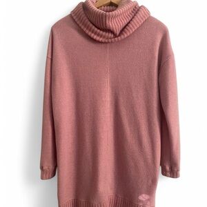 Lulus Women’s Blush Turtleneck Sweater Dress Size XS